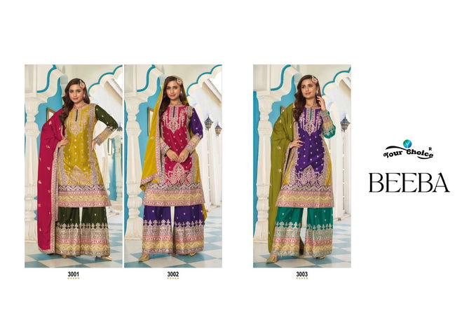 BeeBa By Your Choice Heavy Wedding Wear Sharara Readymade Suits Wholesale Market In Surat